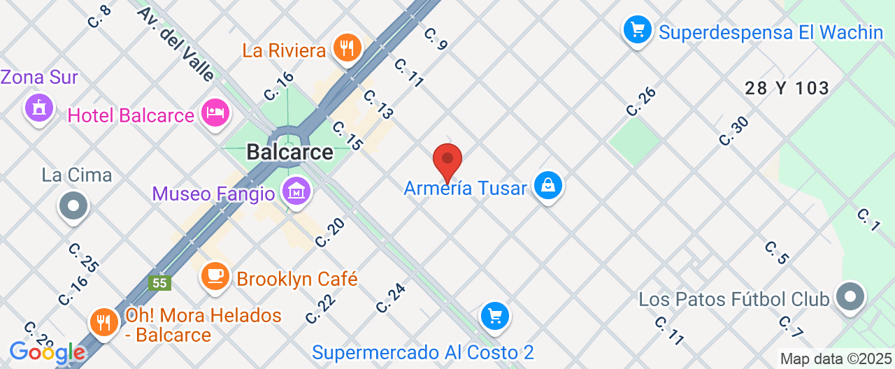 Mapa de la ubicación