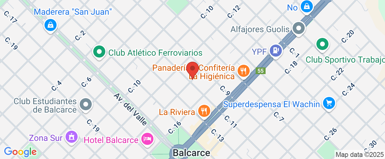 Mapa de la ubicación