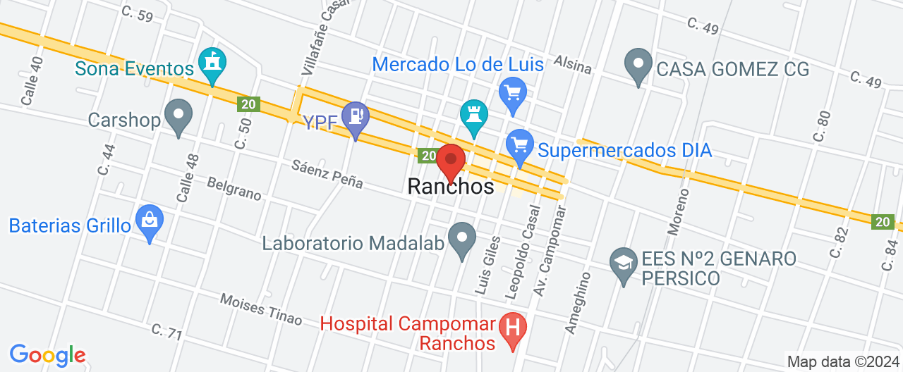Mapa de la ubicación