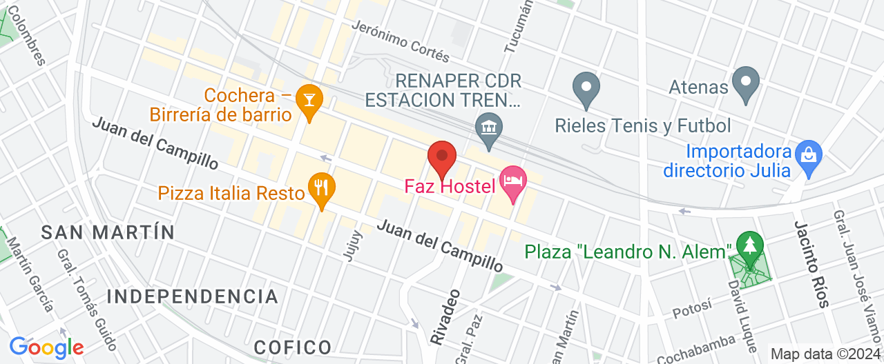 Mapa de la ubicación