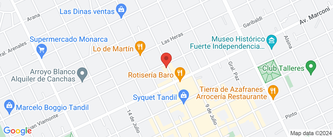 Mapa de la ubicación
