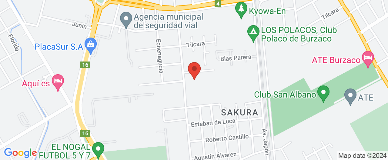 Mapa de la ubicación