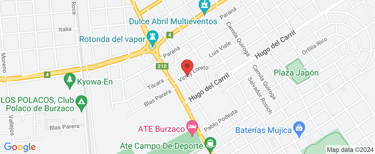 Mapa de la ubicación