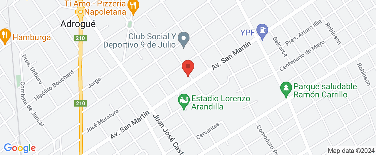 Mapa de la ubicación