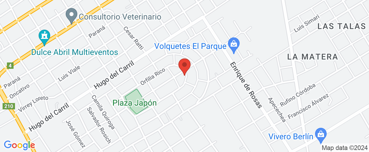 Mapa de la ubicación