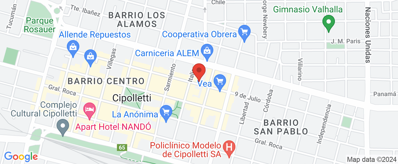 Mapa de la ubicación