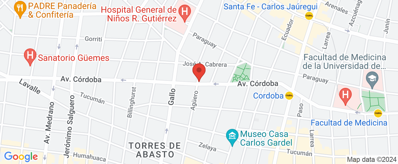 Mapa de la ubicación