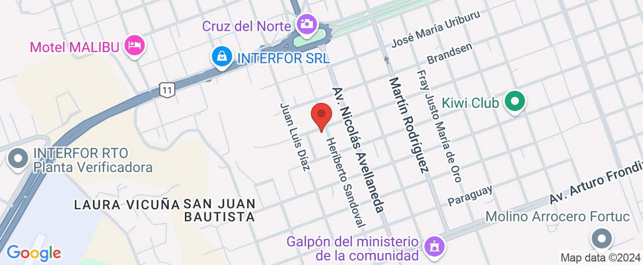 Mapa de la ubicación