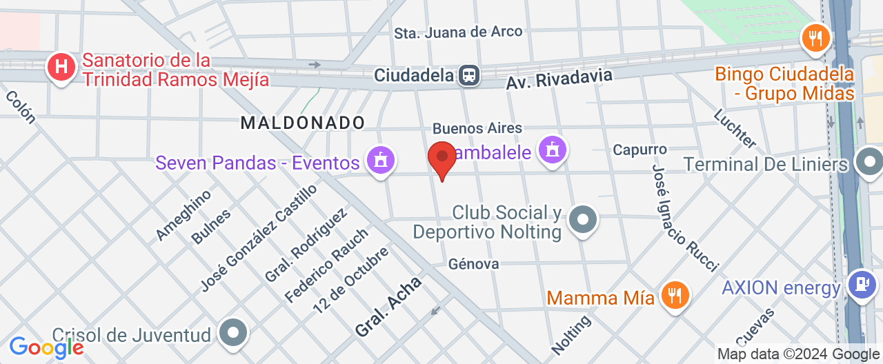Mapa de la ubicación