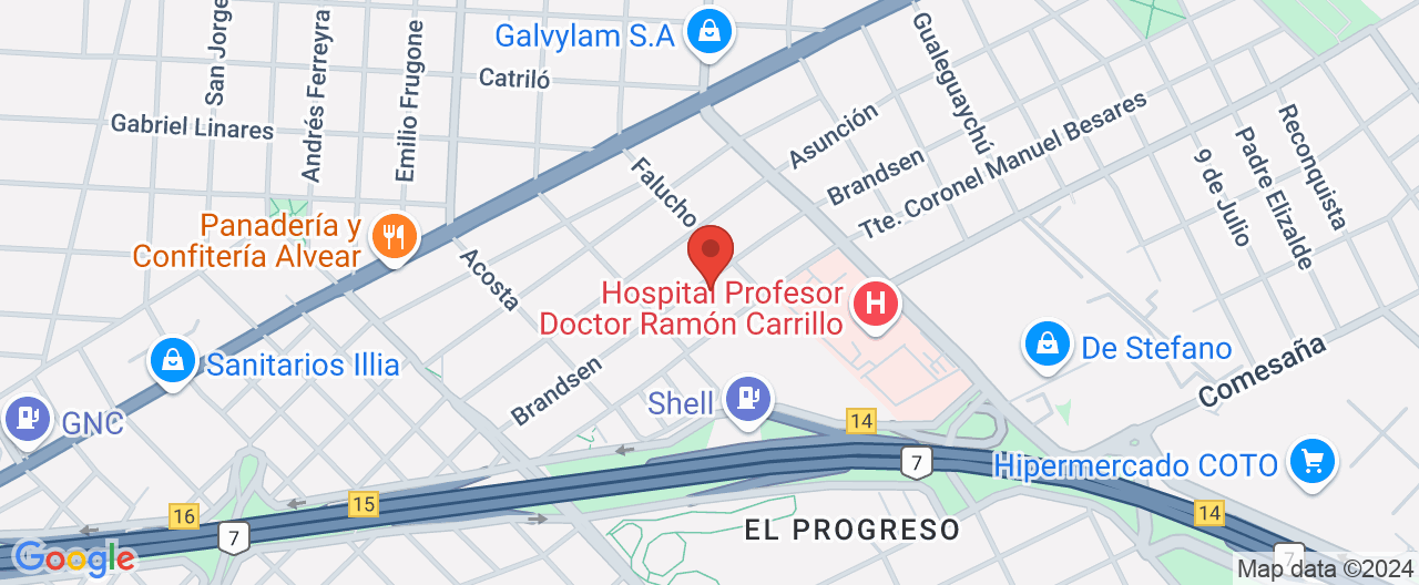Mapa de la ubicación