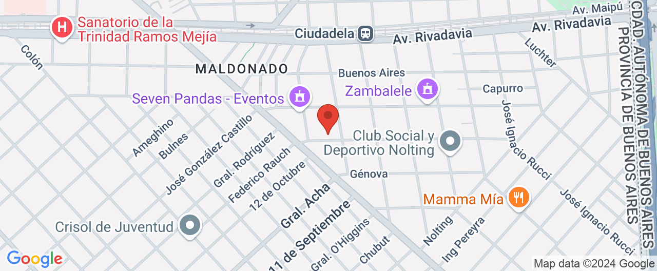 Mapa de la ubicación