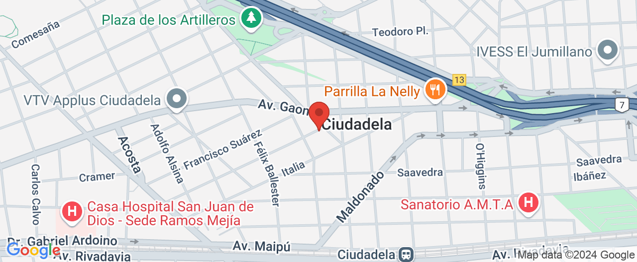 Mapa de la ubicación