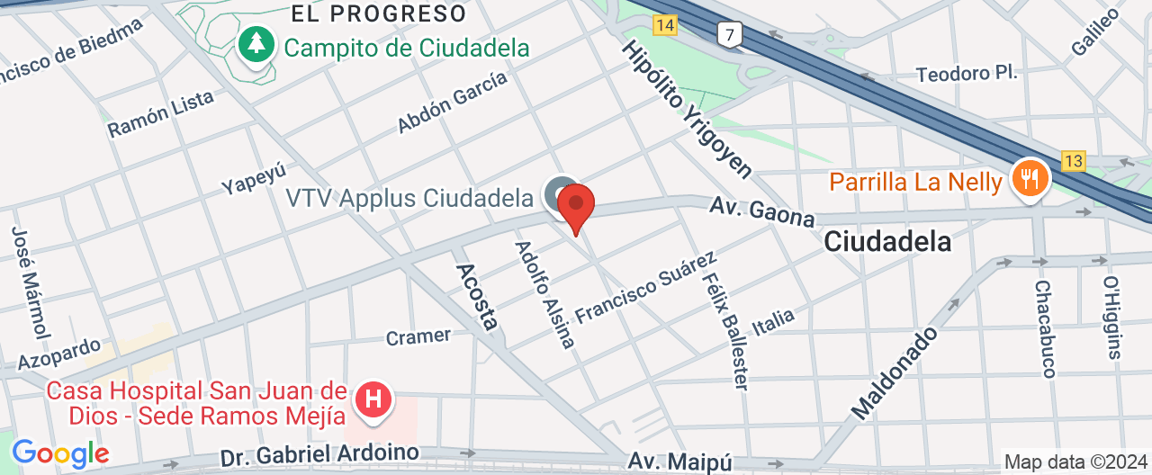 Mapa de la ubicación