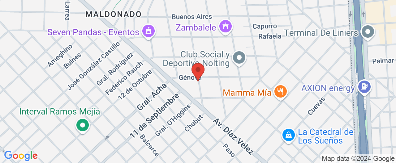 Mapa de la ubicación