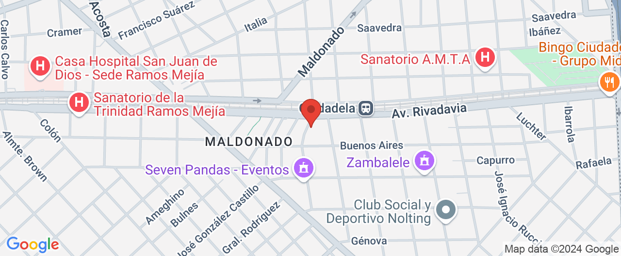 Mapa de la ubicación