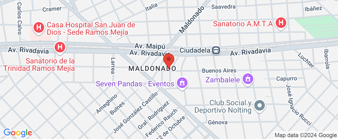 Mapa de la ubicación