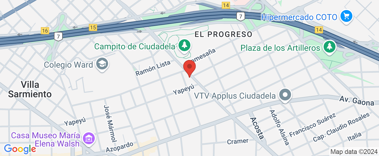 Mapa de la ubicación