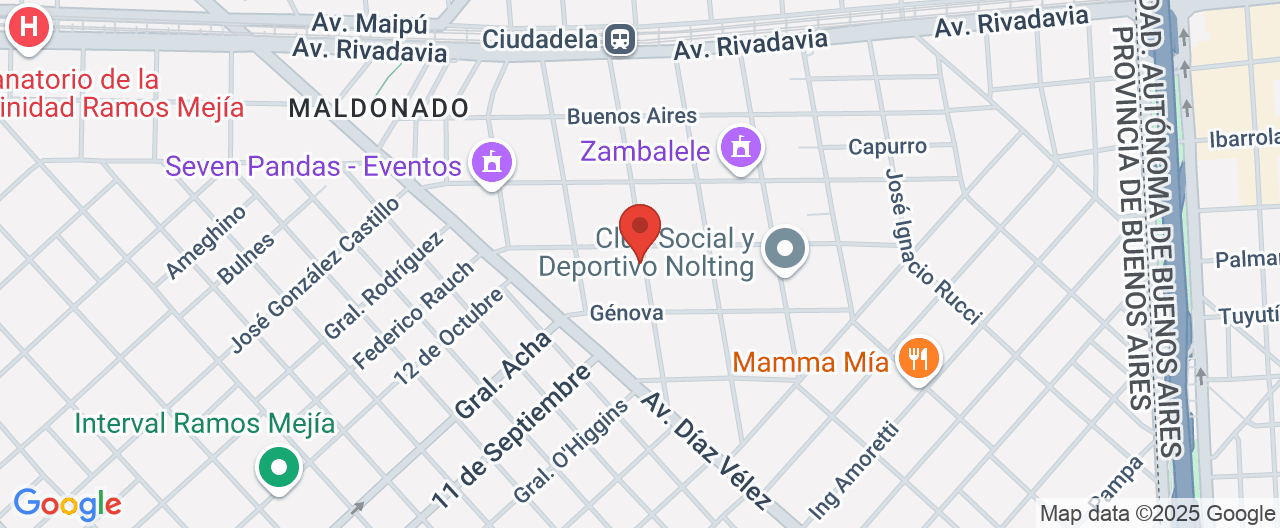 Mapa de la ubicación