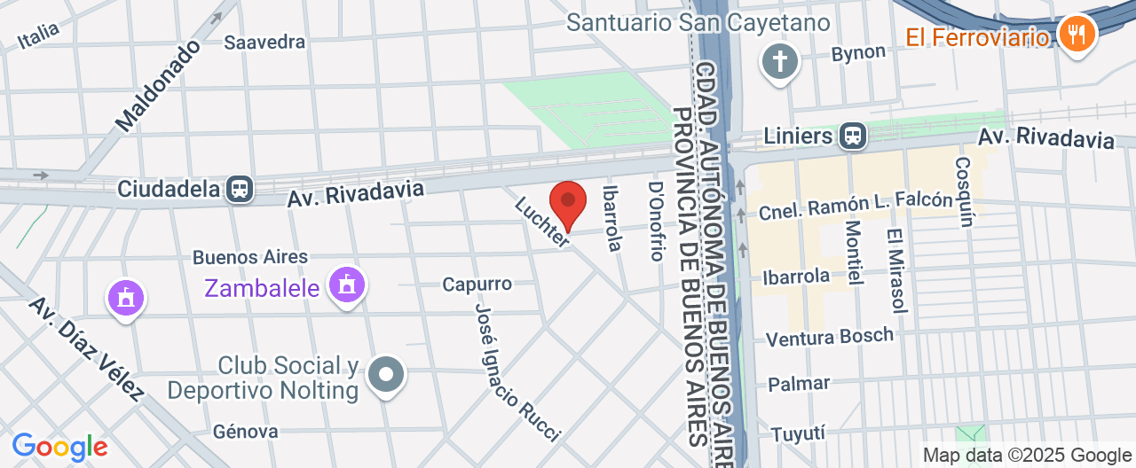 Mapa de la ubicación