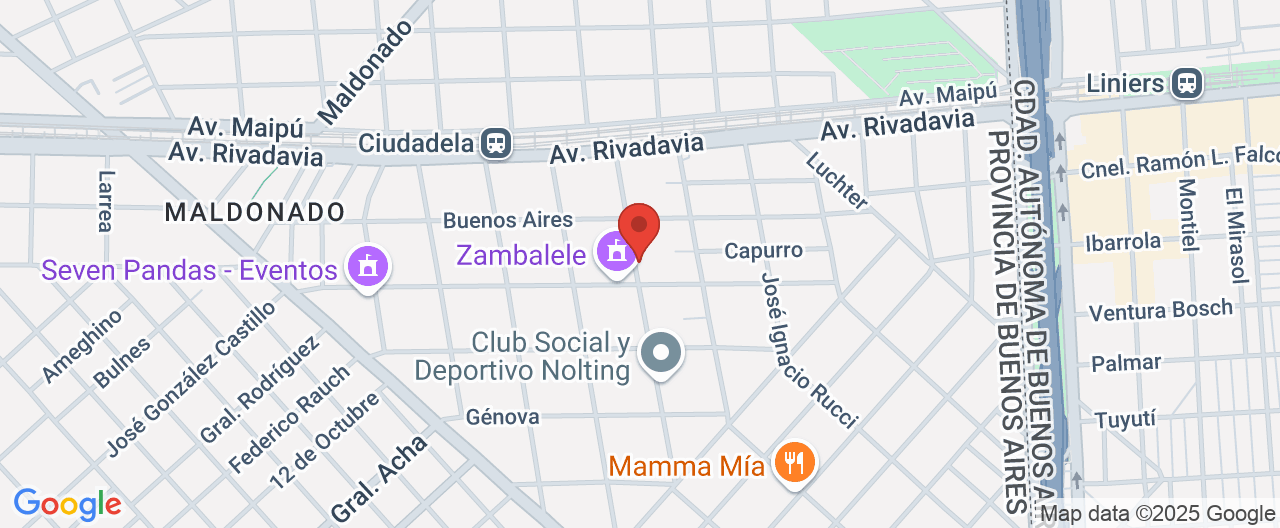 Mapa de la ubicación