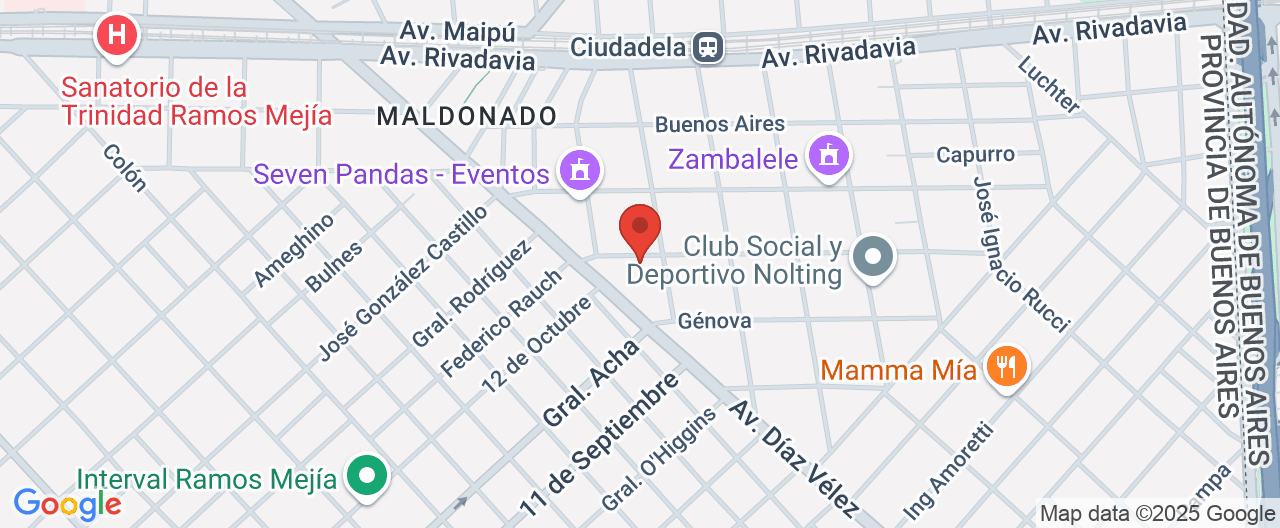 Mapa de la ubicación