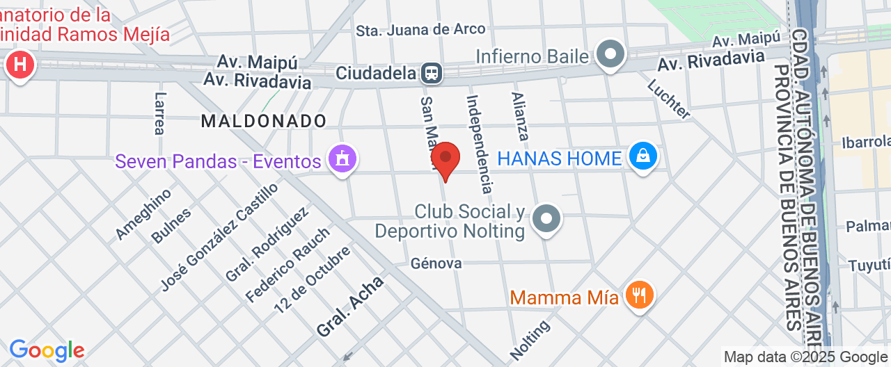 Mapa de la ubicación
