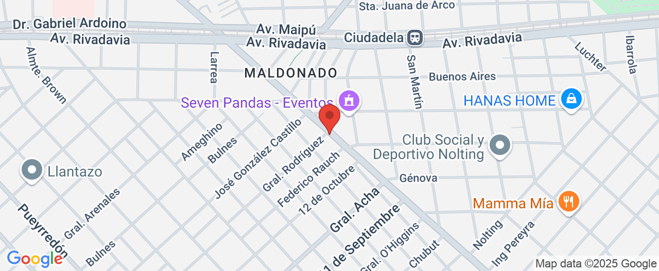Mapa de la ubicación