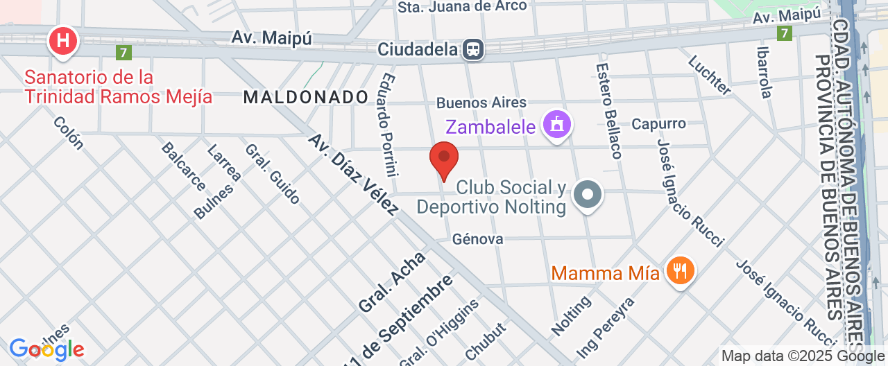Mapa de la ubicación