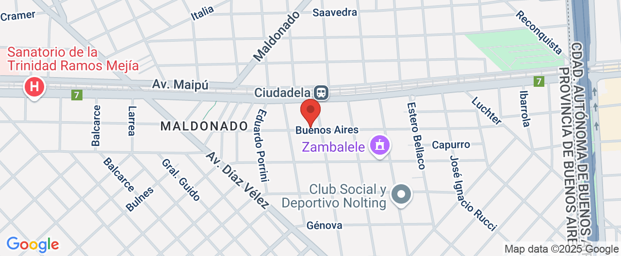 Mapa de la ubicación