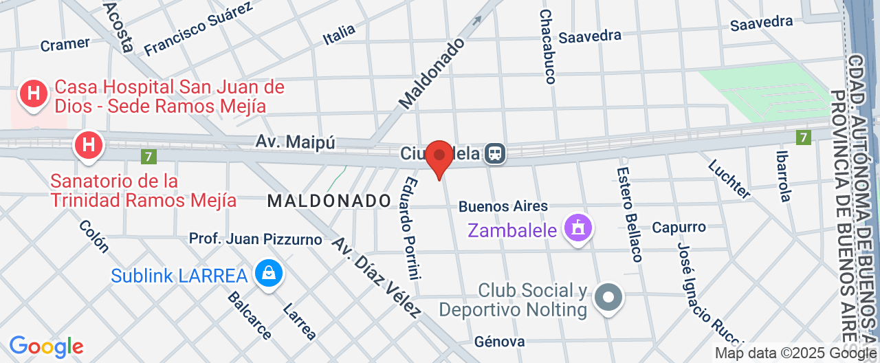 Mapa de la ubicación