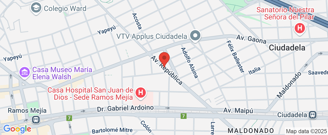 Mapa de la ubicación