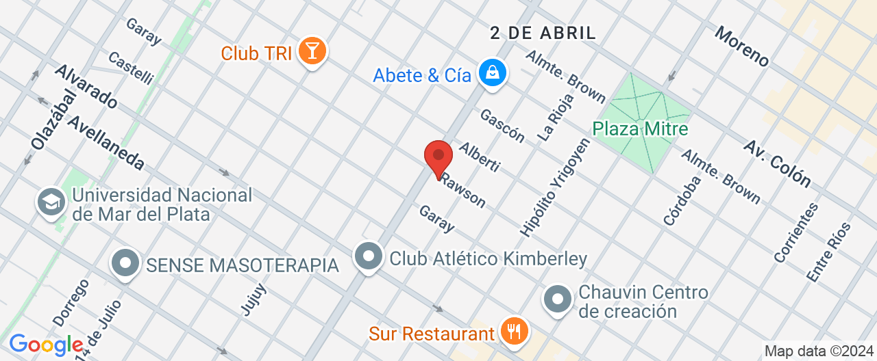 Mapa de la ubicación