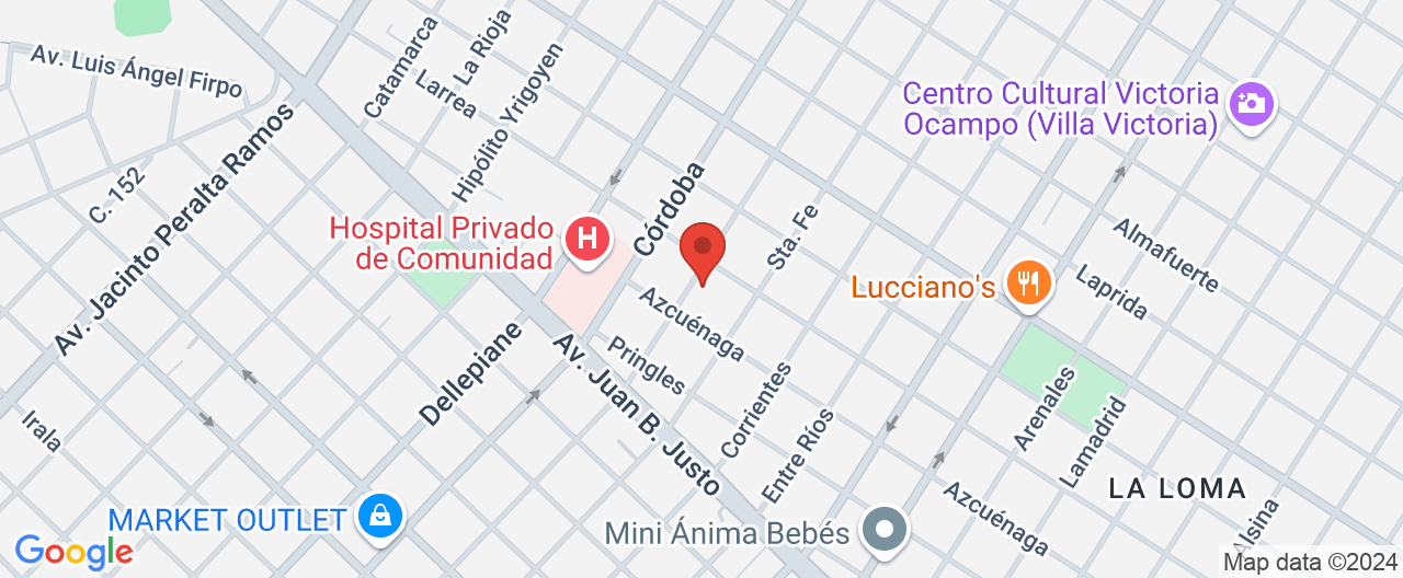 Mapa de la ubicación
