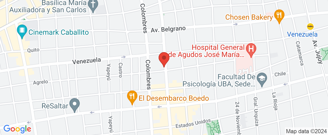 Mapa de la ubicación