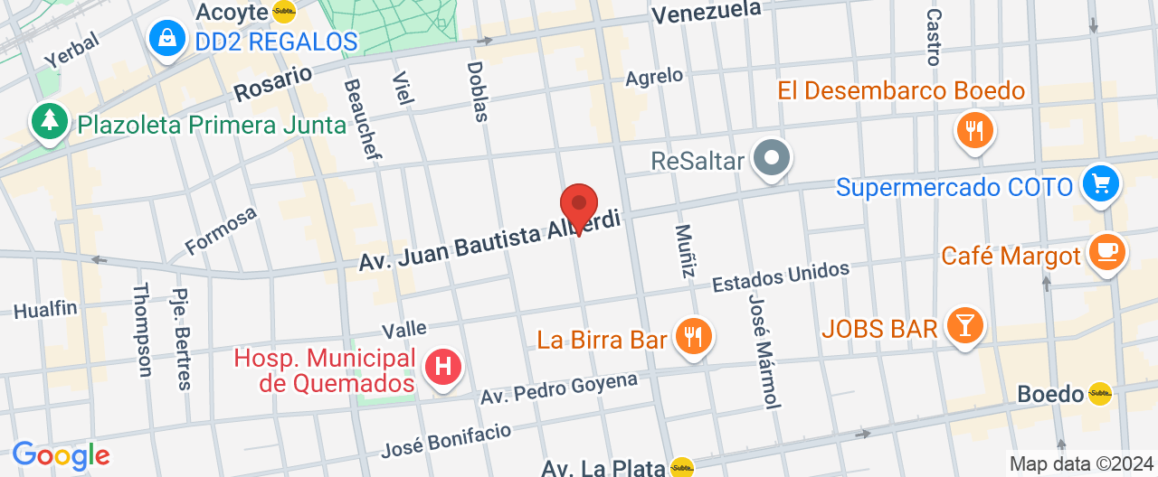 Mapa de la ubicación