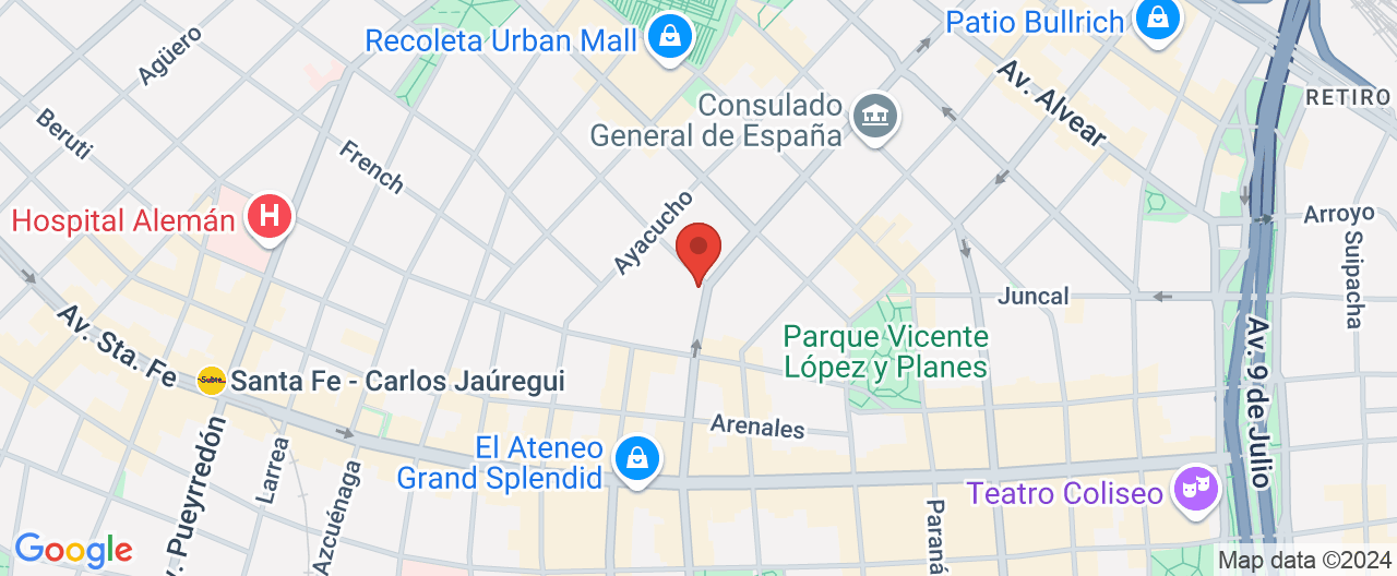 Mapa de la ubicación