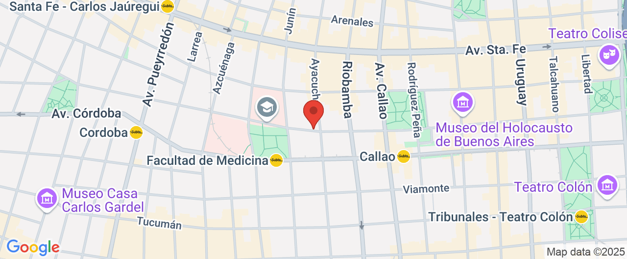 Mapa de la ubicación