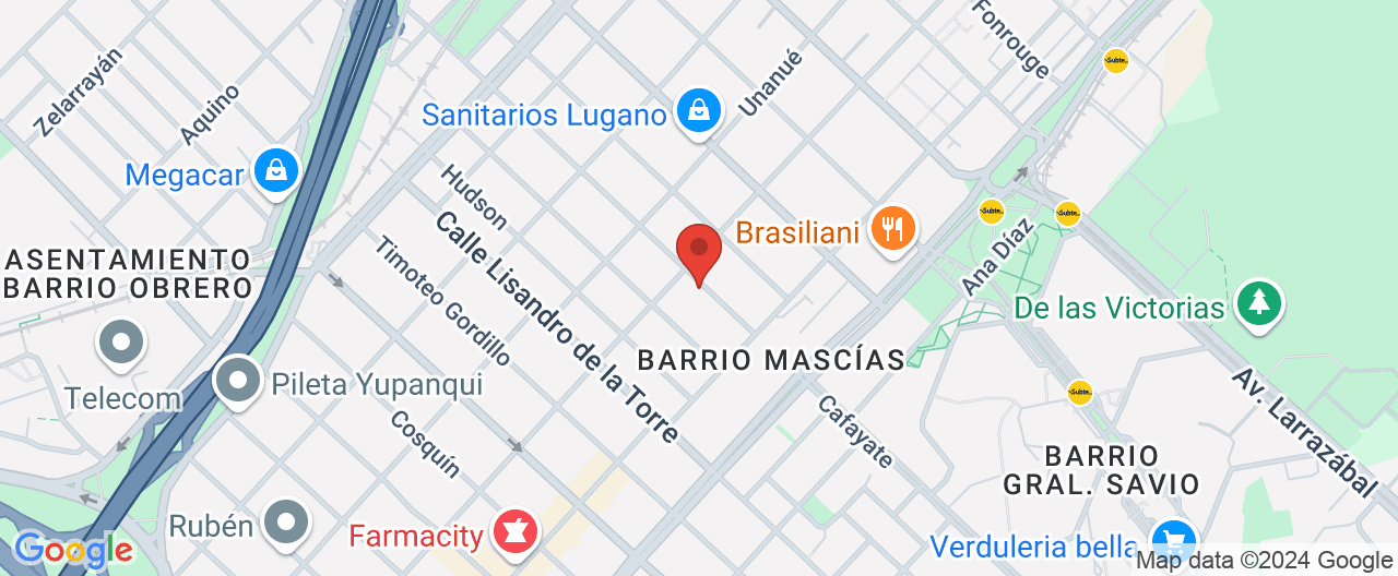Mapa de la ubicación