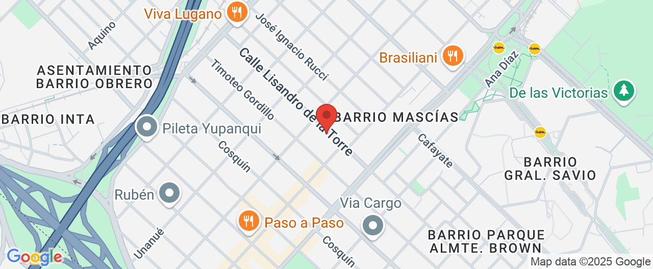 Mapa de la ubicación
