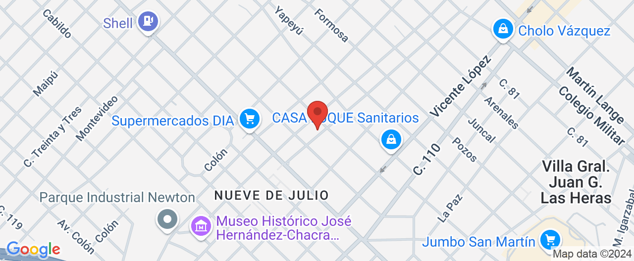 Mapa de la ubicación