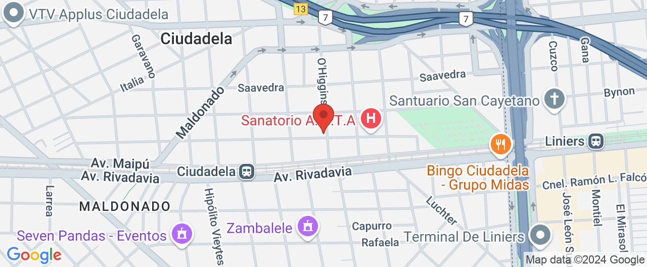 Mapa de la ubicación