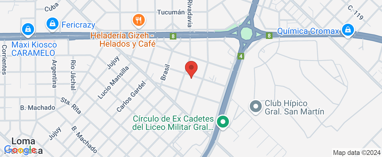 Mapa de la ubicación