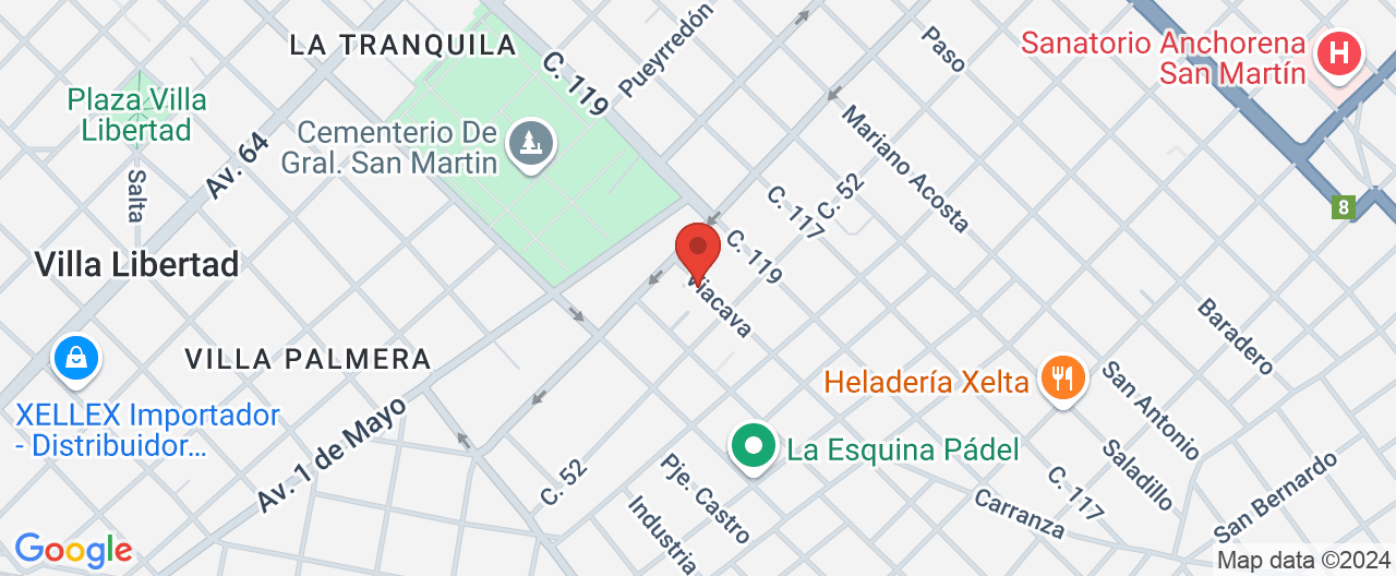 Mapa de la ubicación