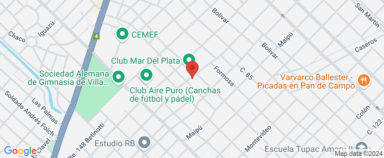 Mapa de la ubicación