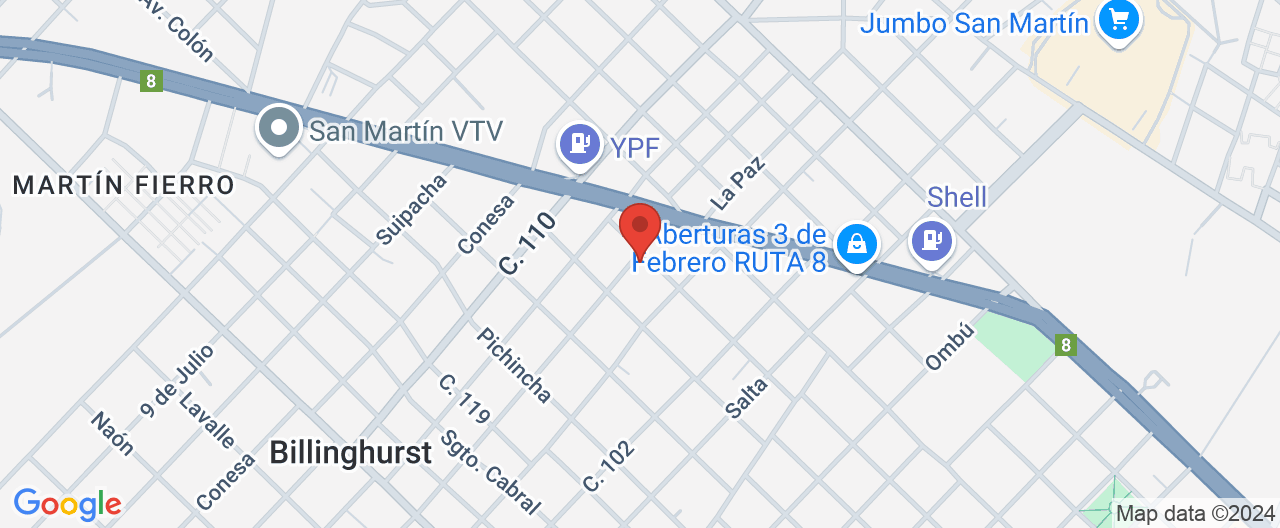 Mapa de la ubicación