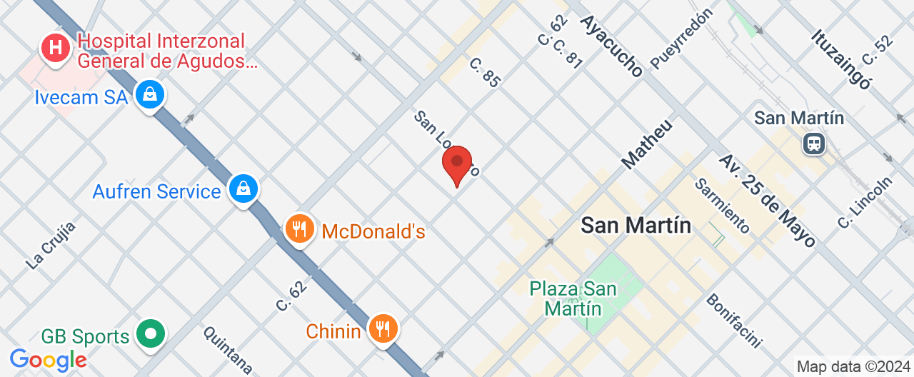 Mapa de la ubicación