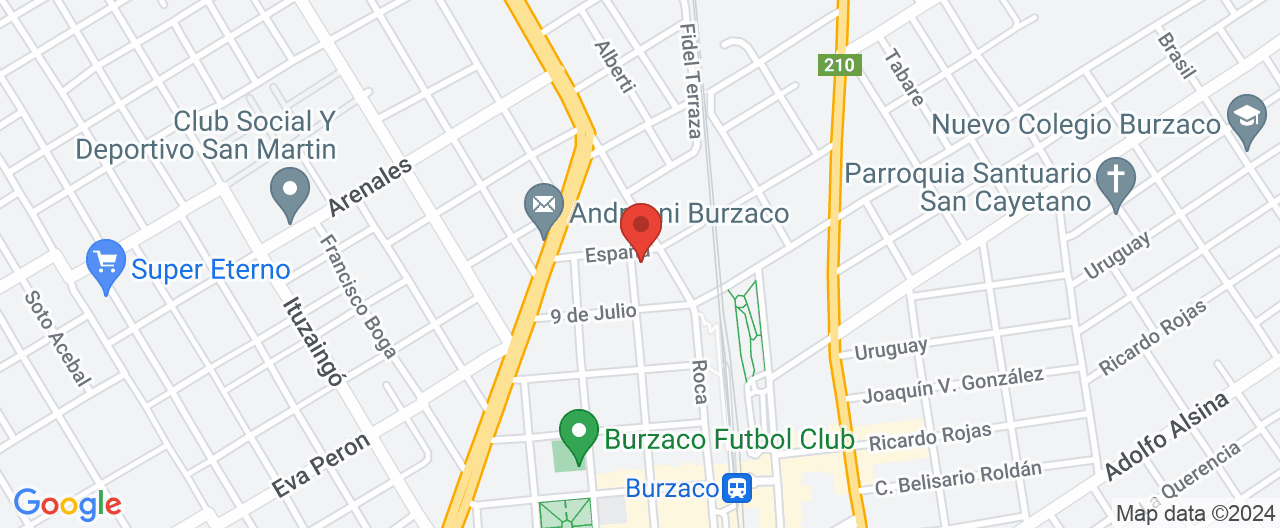 Mapa de la ubicación