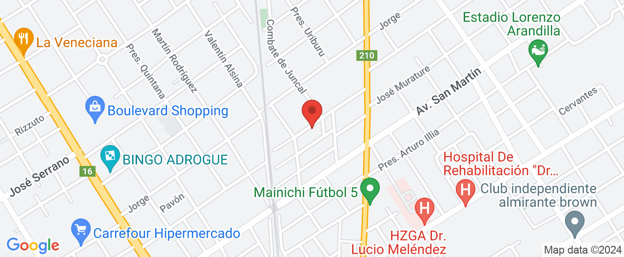 Mapa de la ubicación