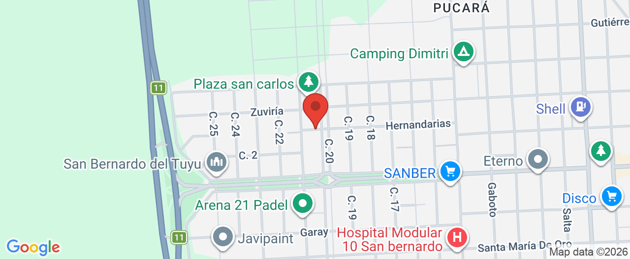 Mapa de la ubicación