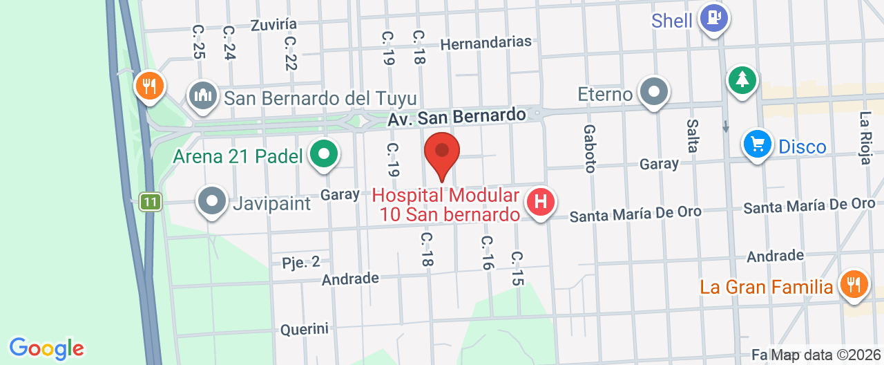 Mapa de la ubicación